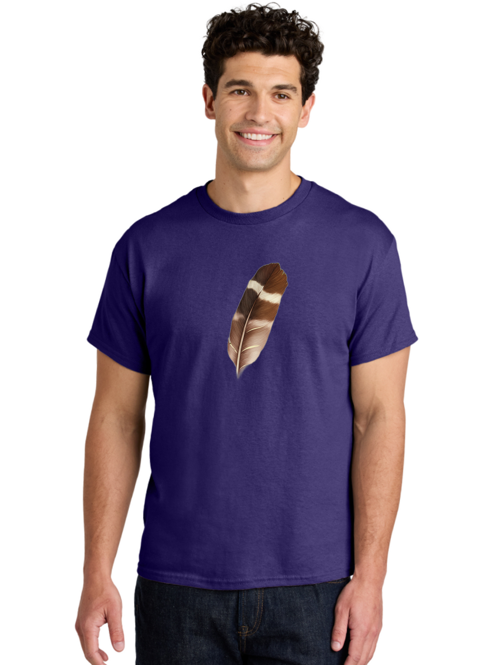 Brown-Feather-2 Men'S Graphic Tee, 100% Cotton, Comfortable Casual Summer Wear, Machine Washable, Vintage Camera, Old Camera, Antique Camera, Black Camera, Classic Photography, Photography Equipment, Nostalgic Device, Film Camera, Camera Art Bai604