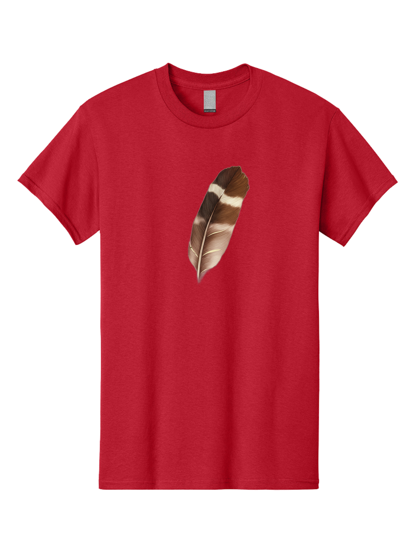 Brown-Feather-2 Men'S Graphic Tee, 100% Cotton, Comfortable Casual Summer Wear, Machine Washable, Vintage Camera, Old Camera, Antique Camera, Black Camera, Classic Photography, Photography Equipment, Nostalgic Device, Film Camera, Camera Art Bai604