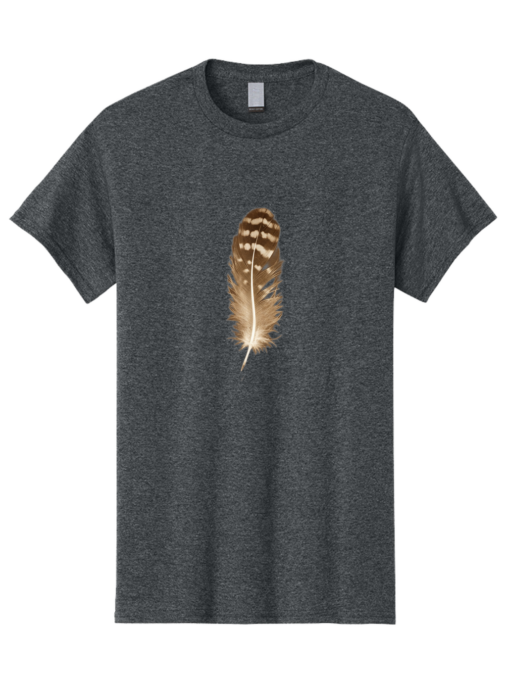 Brown-Feather Men'S Graphic Tee, 100% Cotton, Comfortable Casual Summer Wear, Machine Washable, Vintage Camera, Old Camera, Antique Camera, Black Camera, Classic Photography, Photography Equipment, Nostalgic Device, Film Camera, Camera Art Bai605