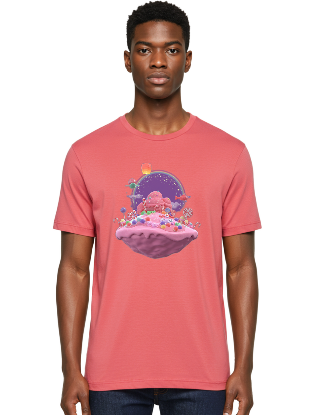 Candyland-Dessert Men'S Graphic Tee, 100% Cotton, Comfortable Casual Summer Wear, Machine Washable, Vintage Camera, Old Camera, Antique Camera, Black Camera, Classic Photography, Photography Equipment, Nostalgic Device, Film Camera, Camera Art Bai611
