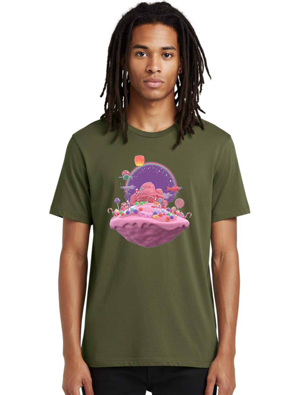 Candyland-Dessert Men'S Graphic Tee, 100% Cotton, Comfortable Casual Summer Wear, Machine Washable, Vintage Camera, Old Camera, Antique Camera, Black Camera, Classic Photography, Photography Equipment, Nostalgic Device, Film Camera, Camera Art Bai611