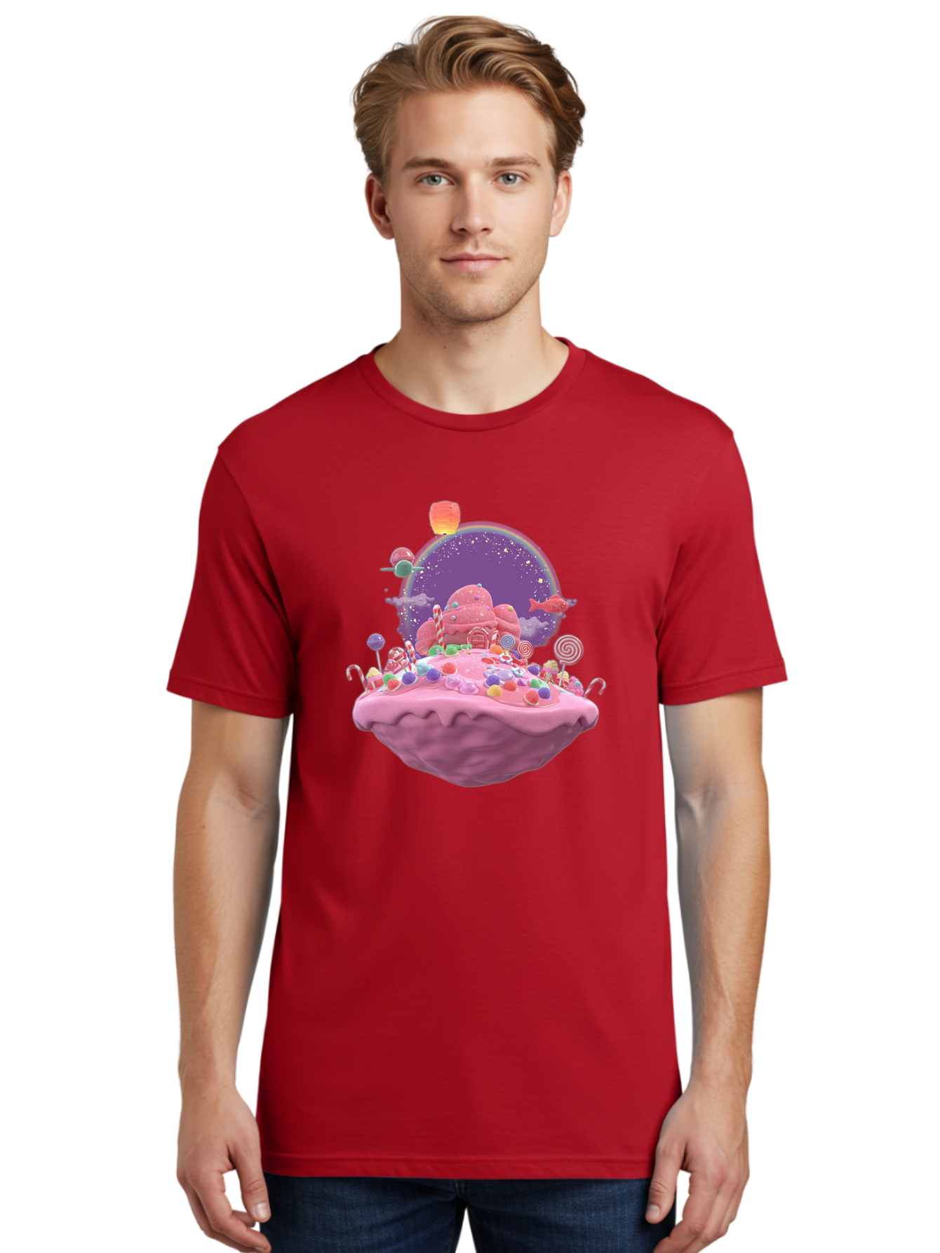 Candyland-Dessert Men'S Graphic Tee, 100% Cotton, Comfortable Casual Summer Wear, Machine Washable, Vintage Camera, Old Camera, Antique Camera, Black Camera, Classic Photography, Photography Equipment, Nostalgic Device, Film Camera, Camera Art Bai611