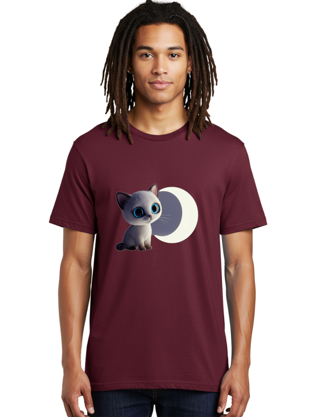 Cartoon-Kitten-And-Moon Men'S Graphic Tee, 100% Cotton, Comfortable Casual Summer Wear, Machine Washable, Vintage Camera, Old Camera, Antique Camera, Black Camera, Classic Photography, Photography Equipment, Nostalgic Device, Film Camera, Bai614
