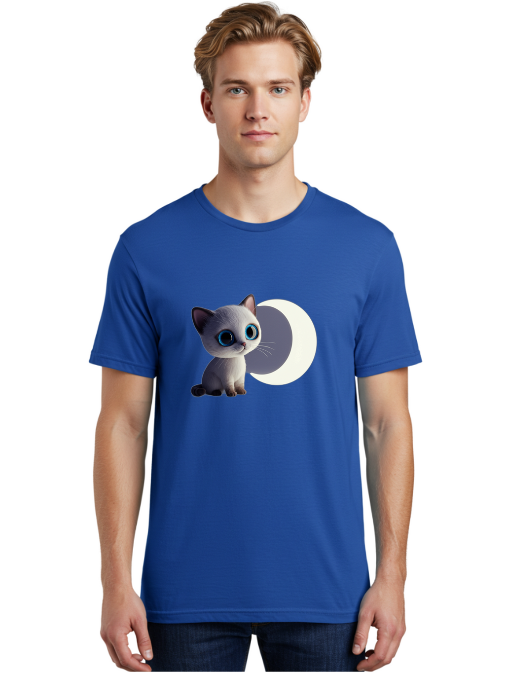 Cartoon-Kitten-And-Moon Men'S Graphic Tee, 100% Cotton, Comfortable Casual Summer Wear, Machine Washable, Vintage Camera, Old Camera, Antique Camera, Black Camera, Classic Photography, Photography Equipment, Nostalgic Device, Film Camera, Bai614