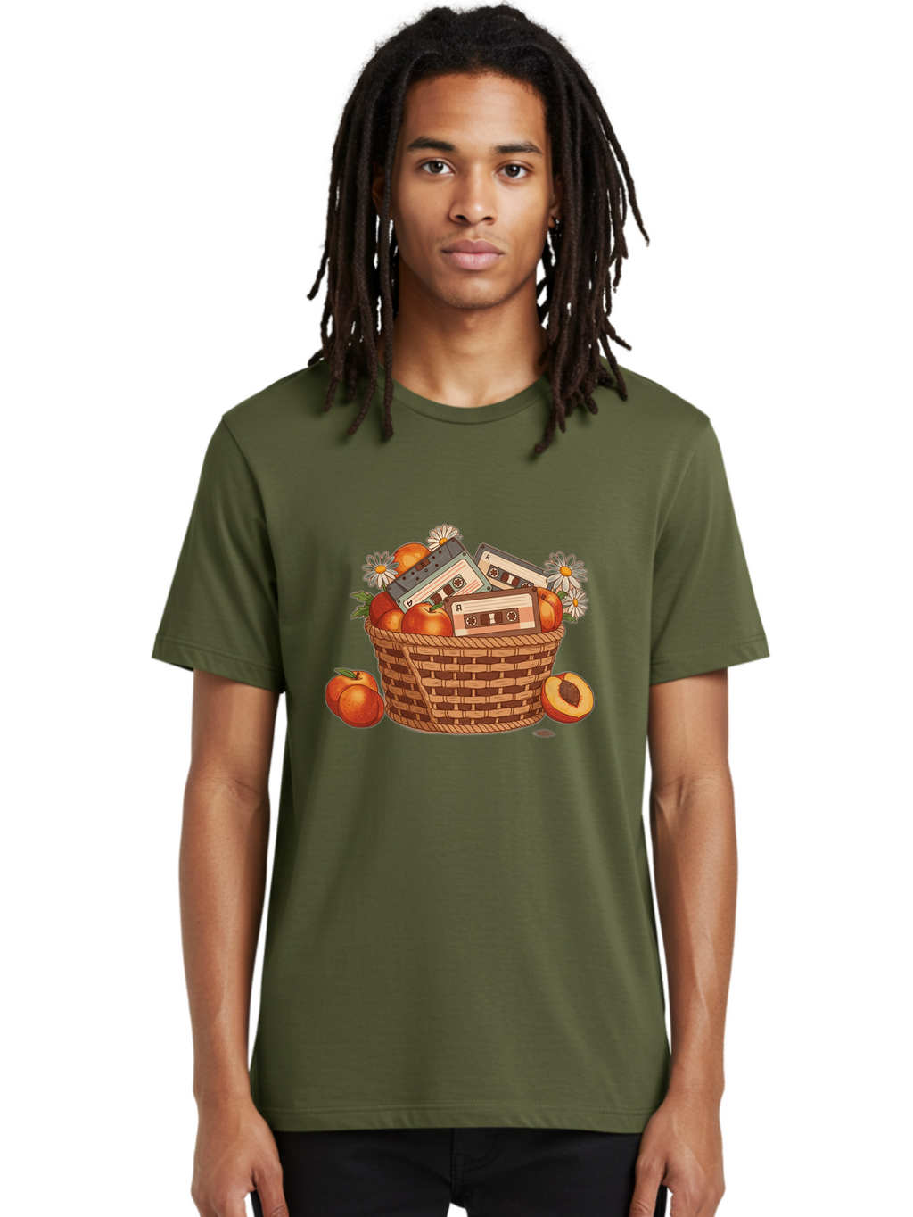 Cassettes-And-Peaches Men'S Graphic Tee, 100% Cotton, Comfortable Casual Summer Wear, Machine Washable, Vintage Camera, Old Camera, Antique Camera, Black Camera, Classic Photography, Photography Equipment, Nostalgic Device, Film Camera, Bai615