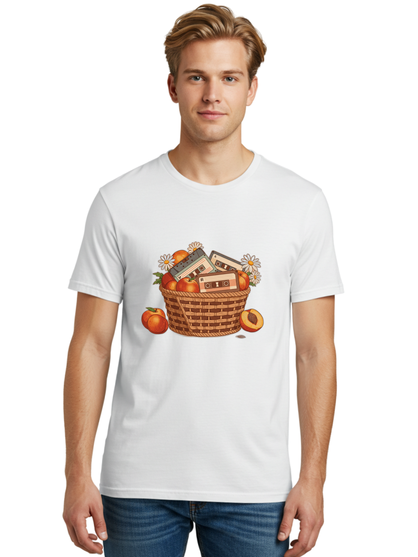 Cassettes-And-Peaches Men'S Graphic Tee, 100% Cotton, Comfortable Casual Summer Wear, Machine Washable, Vintage Camera, Old Camera, Antique Camera, Black Camera, Classic Photography, Photography Equipment, Nostalgic Device, Film Camera, Bai615