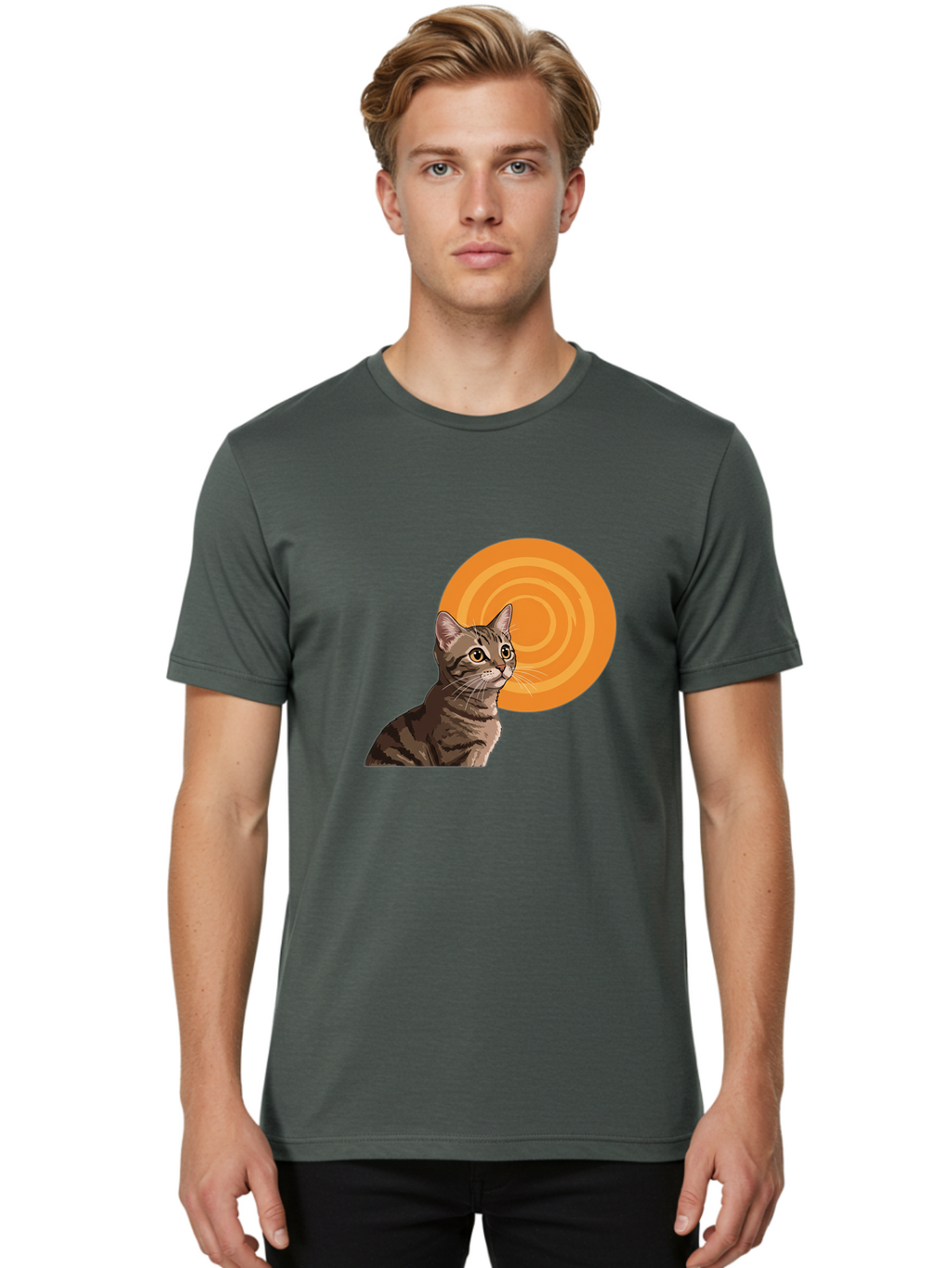 Cat-1 Men'S Graphic Tee, 100% Cotton, Comfortable Casual Summer Wear, Machine Washable, Vintage Camera, Old Camera, Antique Camera, Black Camera, Classic Photography, Photography Equipment, Nostalgic Device, Film Camera, Camera Art Bai616