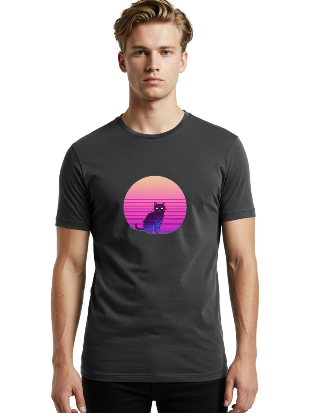 Cat-2 Men'S Graphic Tee, 100% Cotton, Comfortable Casual Summer Wear, Machine Washable, Vintage Camera, Old Camera, Antique Camera, Black Camera, Classic Photography, Photography Equipment, Nostalgic Device, Film Camera, Camera Art Bai617
