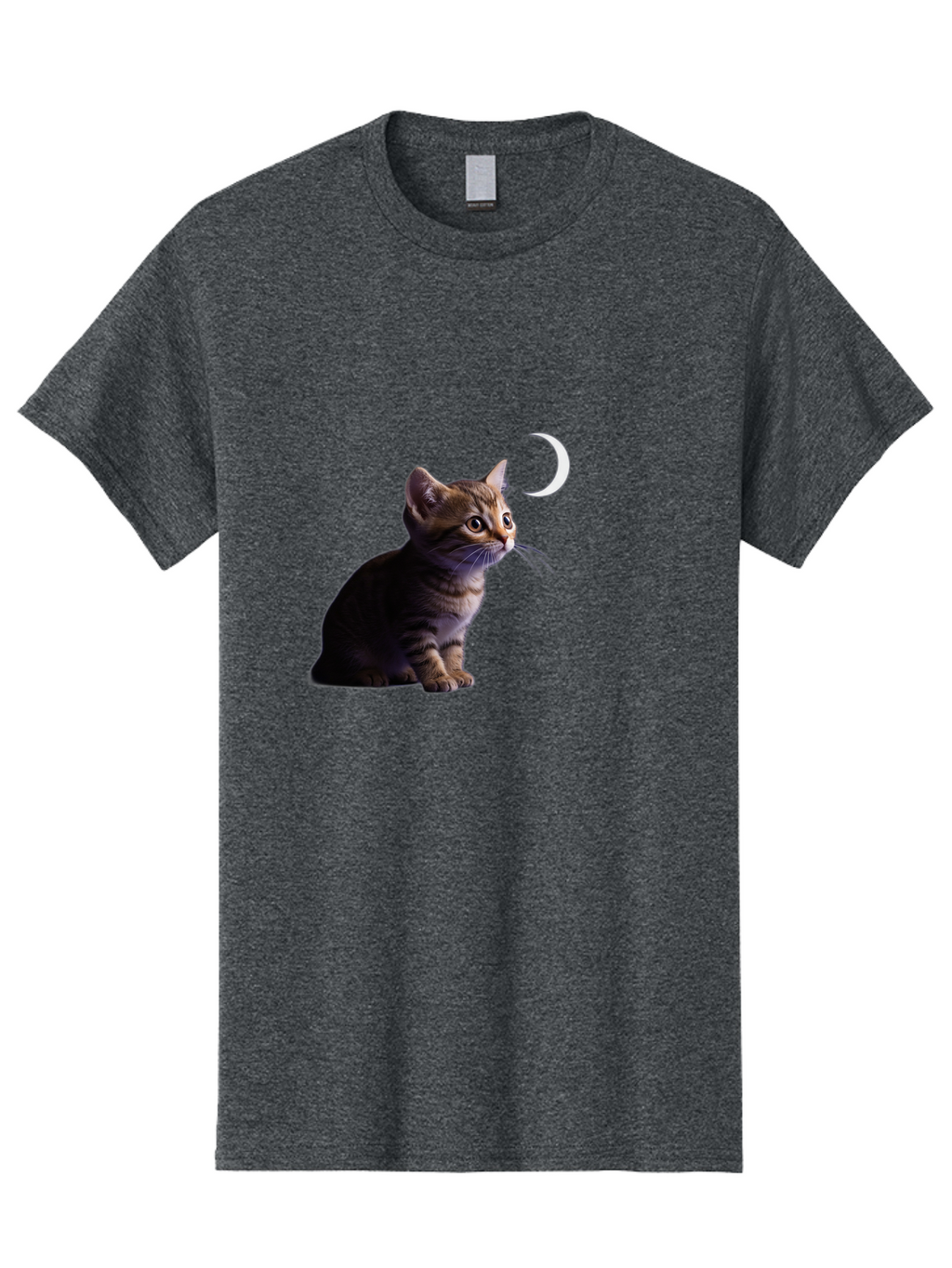 Cat-And-Crescent-Moon Men'S Graphic Tee, 100% Cotton, Comfortable Casual Summer Wear, Machine Washable, Vintage Camera, Old Camera, Antique Camera, Black Camera, Classic Photography, Photography Equipment, Nostalgic Device, Film Camera, Bai622