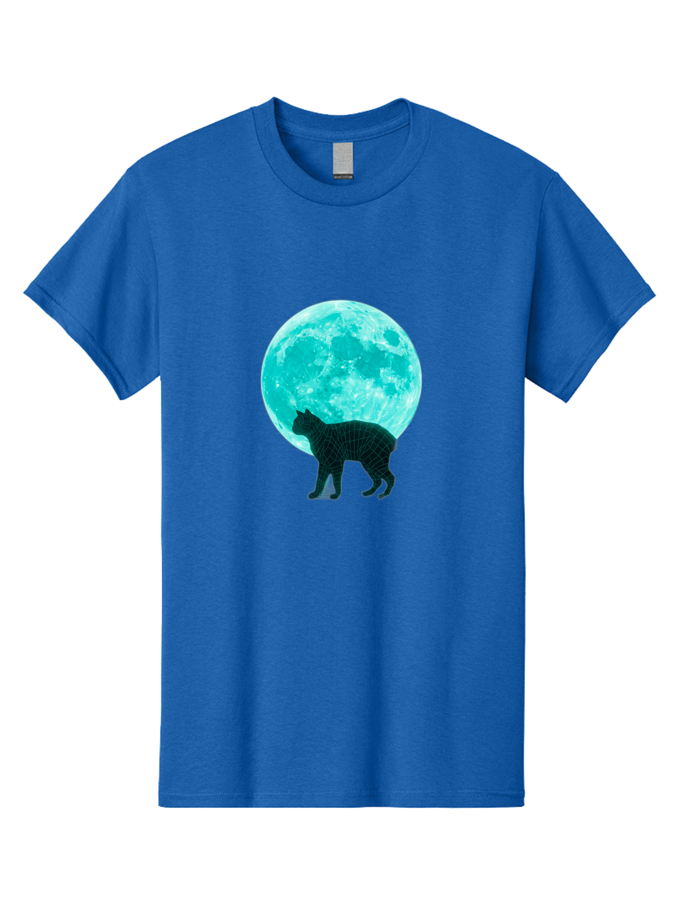 Cat-And-Moon-2 Men'S Graphic Tee, 100% Cotton, Comfortable Casual Summer Wear, Machine Washable, Vintage Camera, Old Camera, Antique Camera, Black Camera, Classic Photography, Photography Equipment, Nostalgic Device, Film Camera, Camera Art Bai624