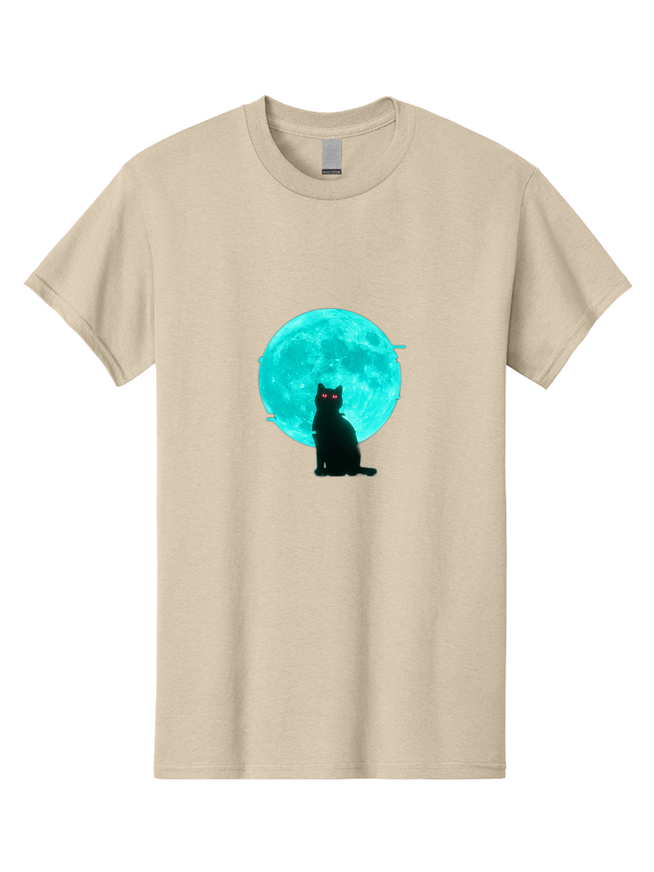 Cat-And-Moon-3 Men'S Graphic Tee, 100% Cotton, Comfortable Casual Summer Wear, Machine Washable, Vintage Camera, Old Camera, Antique Camera, Black Camera, Classic Photography, Photography Equipment, Nostalgic Device, Film Camera, Camera Art Bai625