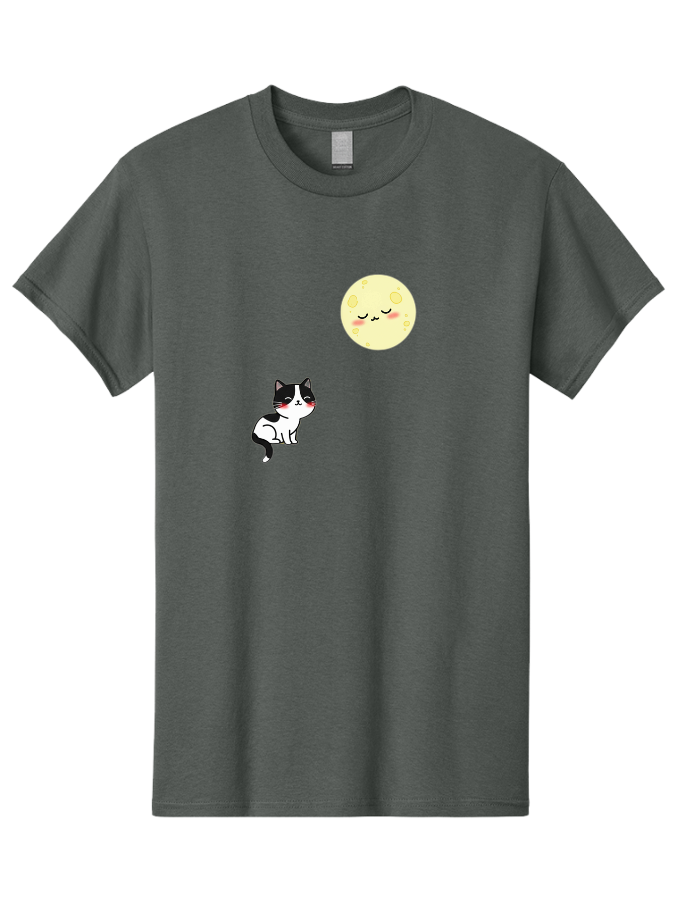 Cat-Gazing-At-Moon Men'S Graphic Tee, 100% Cotton, Comfortable Casual Summer Wear, Machine Washable, Vintage Camera, Old Camera, Antique Camera, Black Camera, Classic Photography, Photography Equipment, Nostalgic Device, Film Camera, Bai630