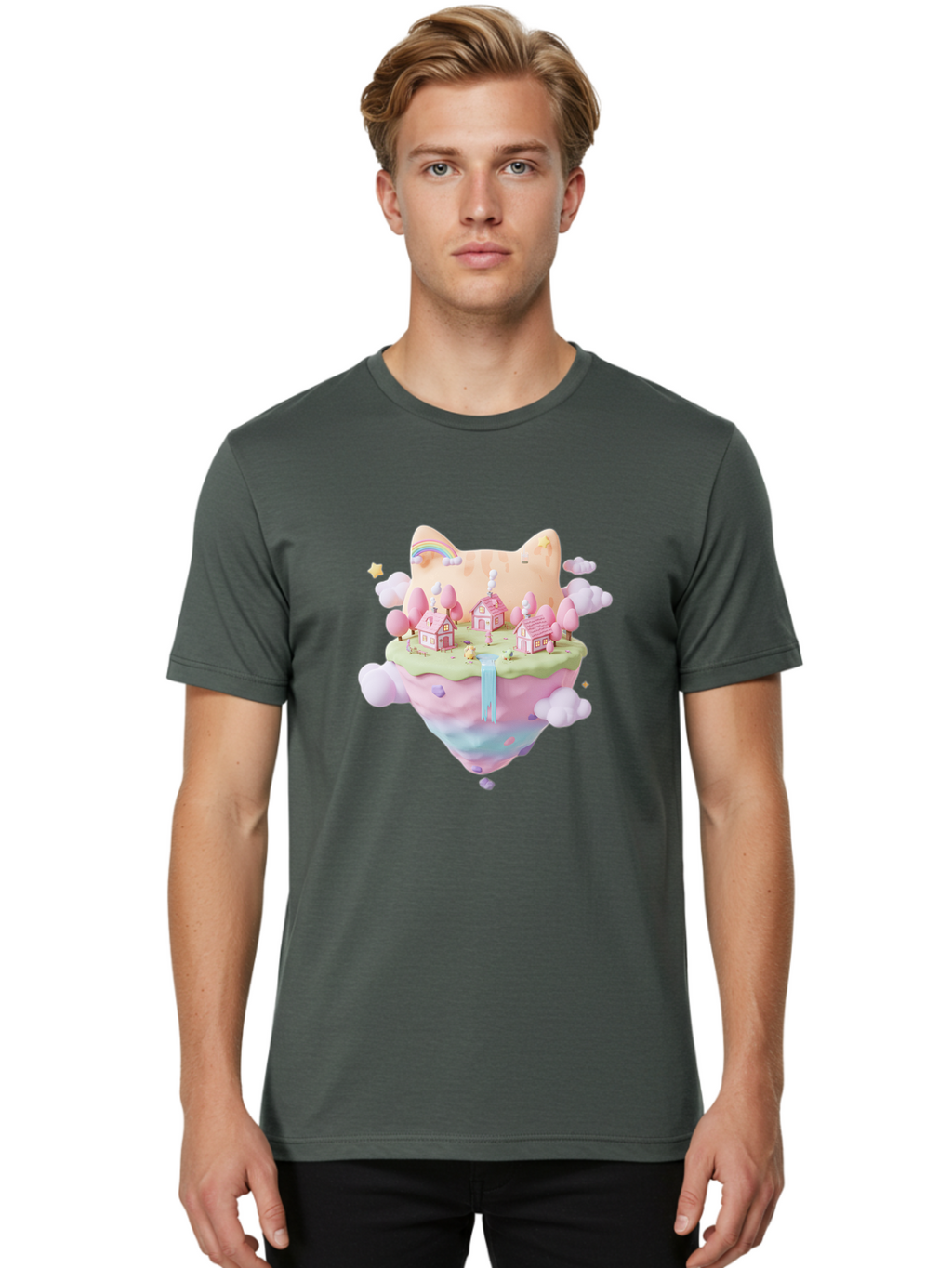 Cat-Island Men'S Graphic Tee, 100% Cotton, Comfortable Casual Summer Wear, Machine Washable, Vintage Camera, Old Camera, Antique Camera, Black Camera, Classic Photography, Photography Equipment, Nostalgic Device, Film Camera, Camera Art Bai632
