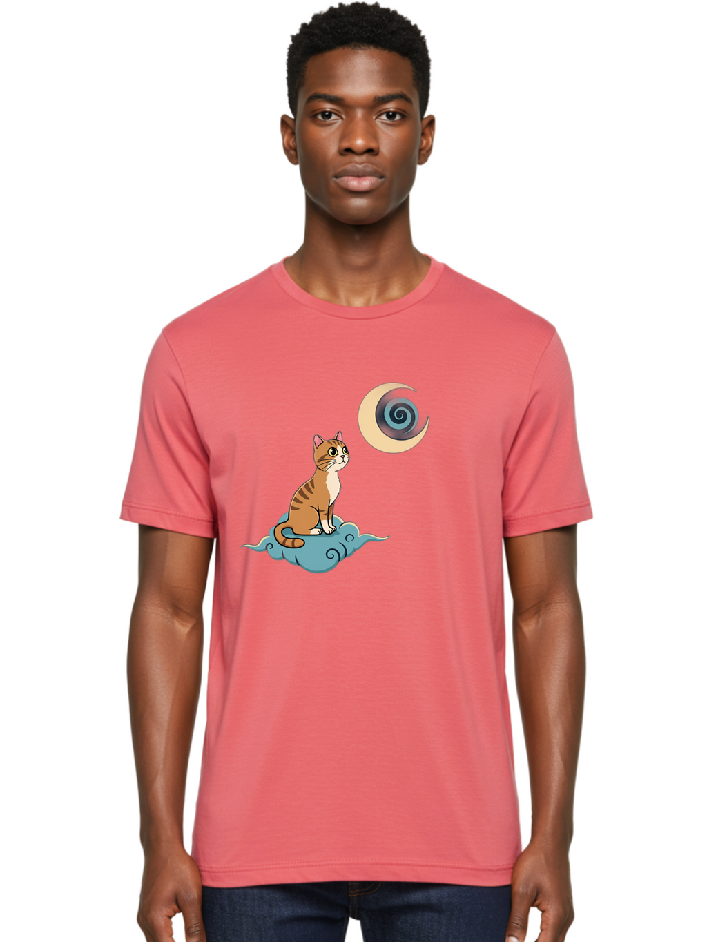 Cat-On-Cloud Men'S Graphic Tee, 100% Cotton, Comfortable Casual Summer Wear, Machine Washable, Vintage Camera, Old Camera, Antique Camera, Black Camera, Classic Photography, Photography Equipment, Nostalgic Device, Film Camera, Camera Art Bai636