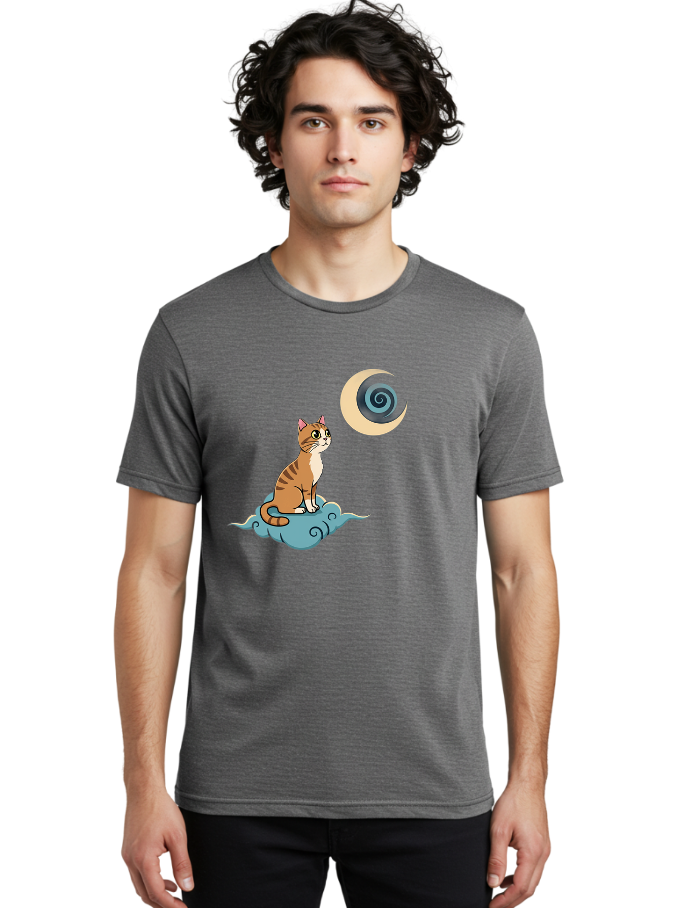 Cat-On-Cloud Men'S Graphic Tee, 100% Cotton, Comfortable Casual Summer Wear, Machine Washable, Vintage Camera, Old Camera, Antique Camera, Black Camera, Classic Photography, Photography Equipment, Nostalgic Device, Film Camera, Camera Art Bai636