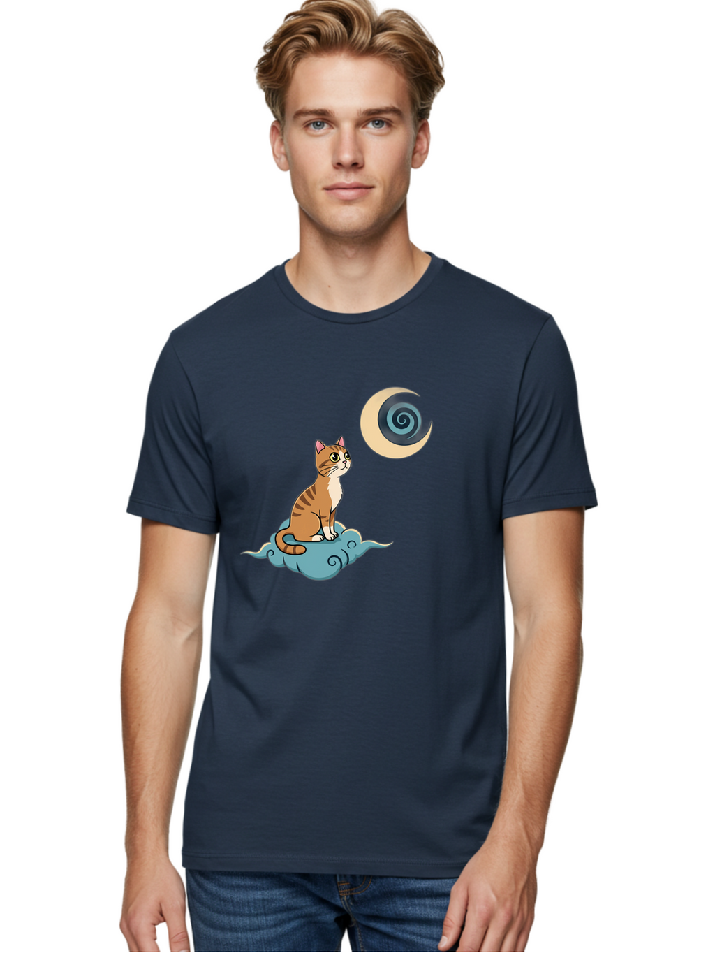 Cat-On-Cloud Men'S Graphic Tee, 100% Cotton, Comfortable Casual Summer Wear, Machine Washable, Vintage Camera, Old Camera, Antique Camera, Black Camera, Classic Photography, Photography Equipment, Nostalgic Device, Film Camera, Camera Art Bai636