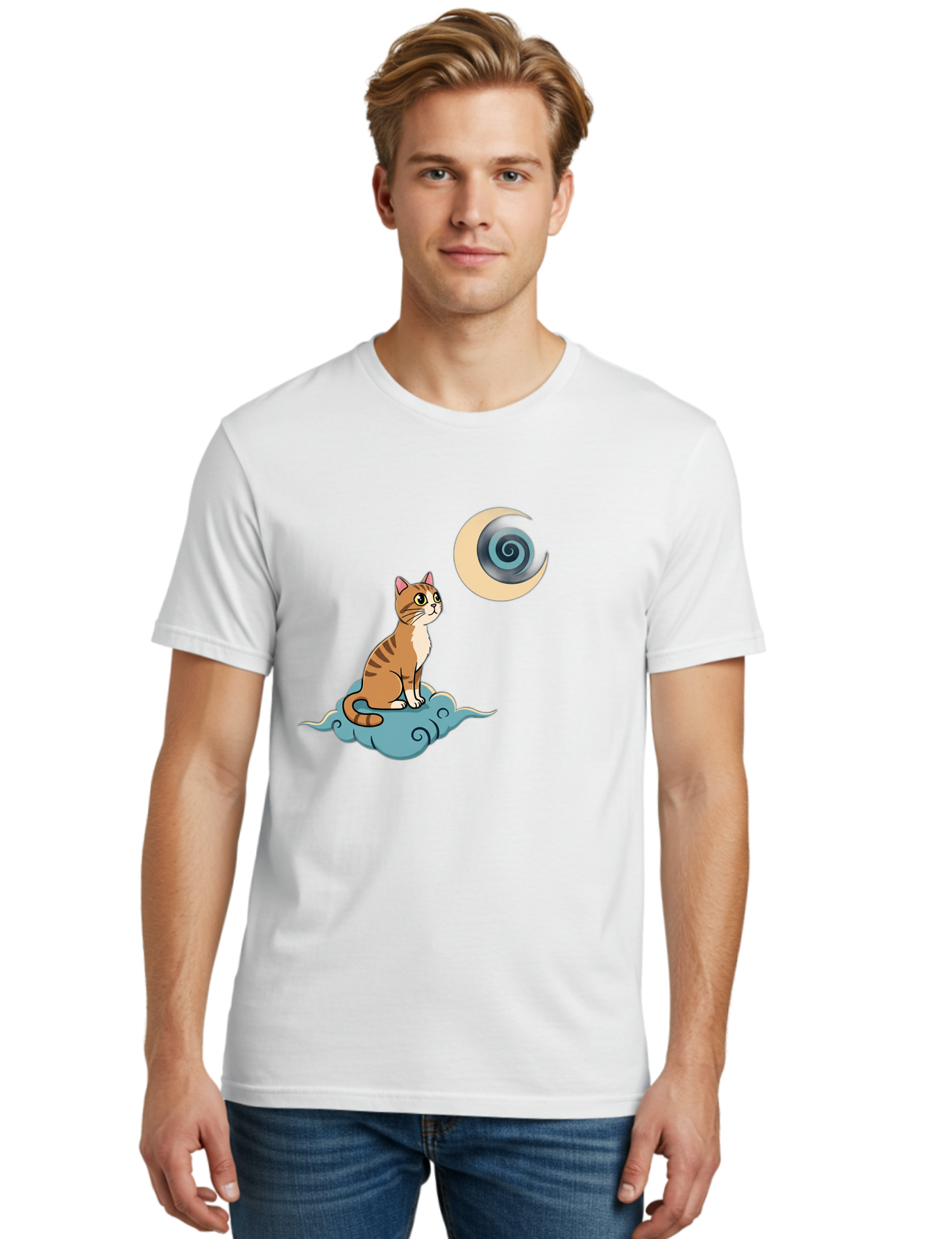 Cat-On-Cloud Men'S Graphic Tee, 100% Cotton, Comfortable Casual Summer Wear, Machine Washable, Vintage Camera, Old Camera, Antique Camera, Black Camera, Classic Photography, Photography Equipment, Nostalgic Device, Film Camera, Camera Art Bai636