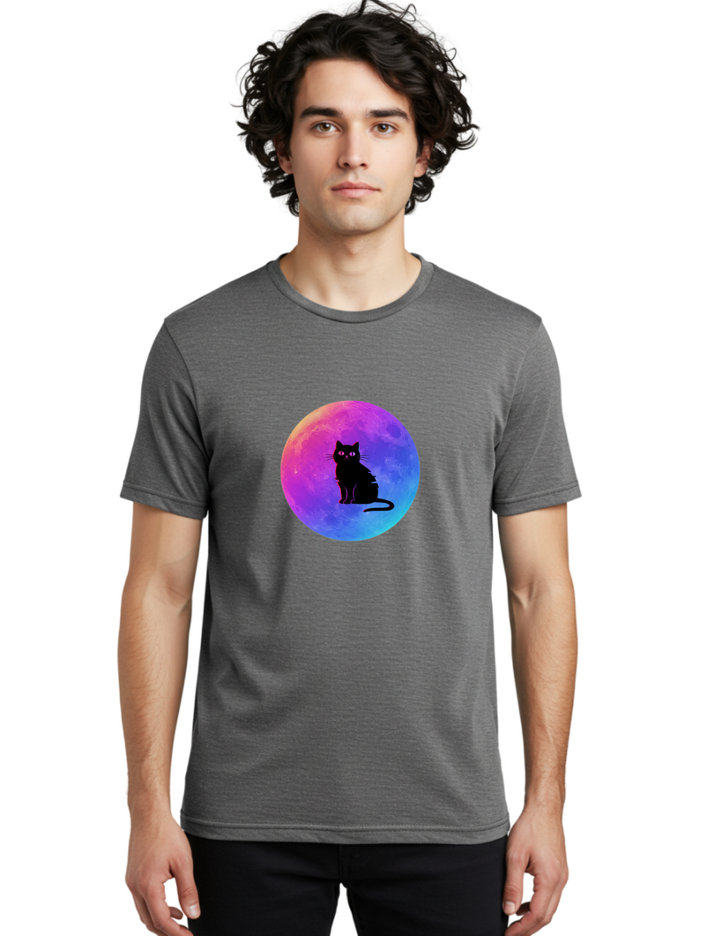 Cat-On-The-Moon Men'S Graphic Tee, 100% Cotton, Comfortable Casual Summer Wear, Machine Washable, Vintage Camera, Old Camera, Antique Camera, Black Camera, Classic Photography, Photography Equipment, Nostalgic Device, Film Camera, Camera Art Bai639