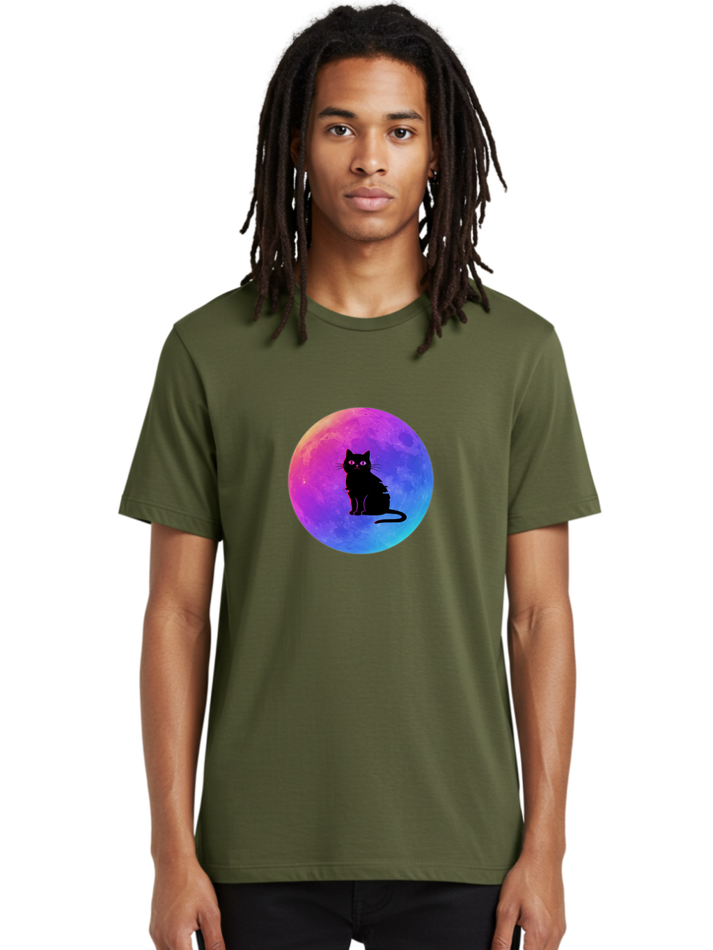 Cat-On-The-Moon Men'S Graphic Tee, 100% Cotton, Comfortable Casual Summer Wear, Machine Washable, Vintage Camera, Old Camera, Antique Camera, Black Camera, Classic Photography, Photography Equipment, Nostalgic Device, Film Camera, Camera Art Bai639