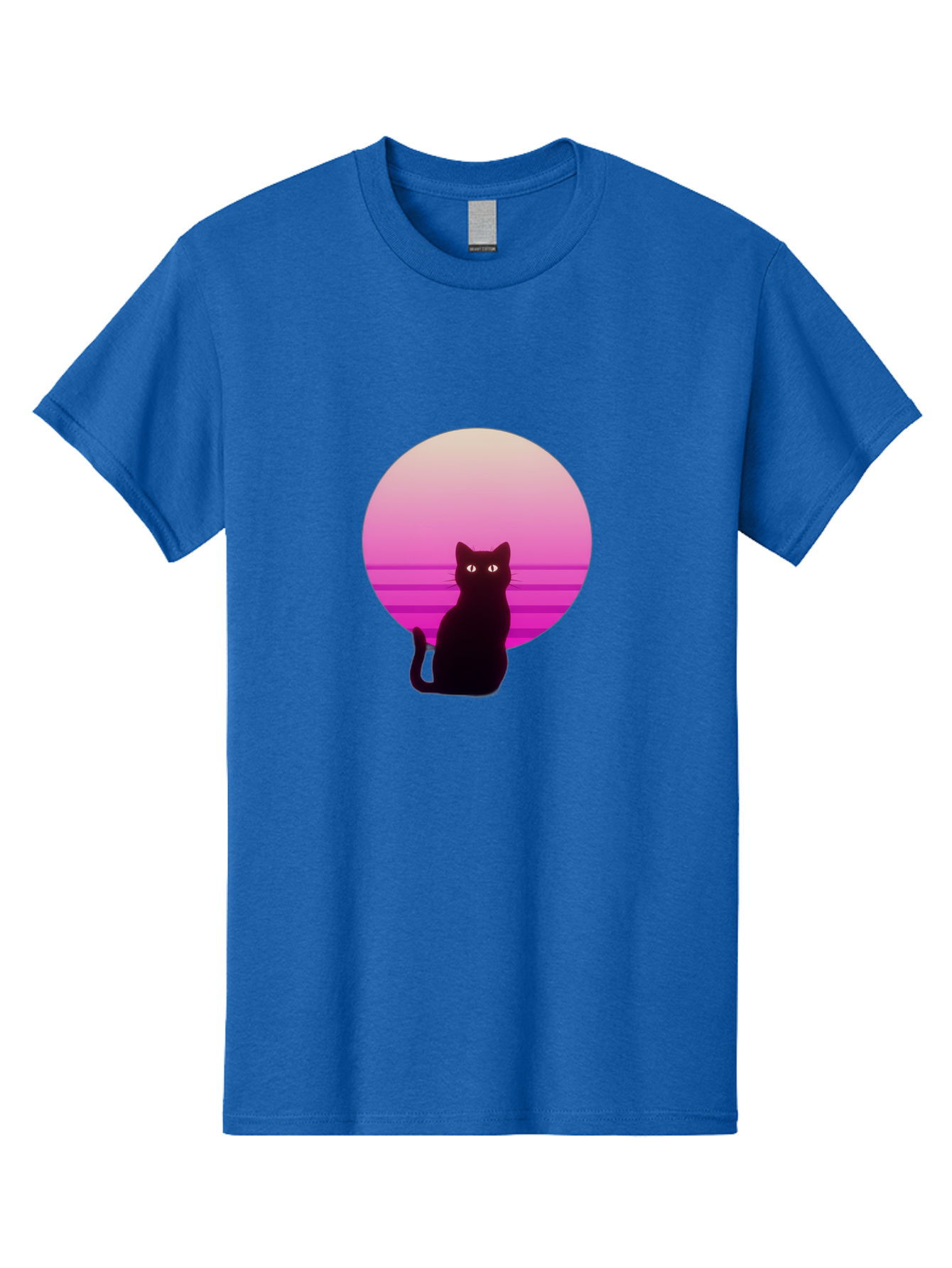 Cat-Silhouette Men'S Graphic Tee, 100% Cotton, Comfortable Casual Summer Wear, Machine Washable, Vintage Camera, Old Camera, Antique Camera, Black Camera, Classic Photography, Photography Equipment, Nostalgic Device, Film Camera, Camera Art Bai645
