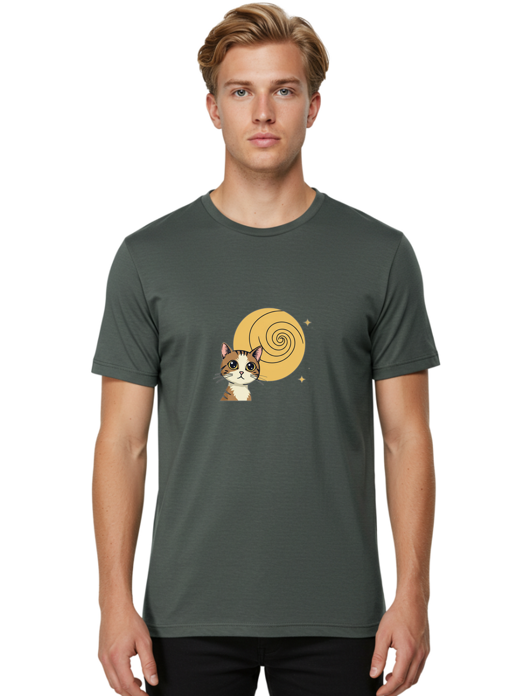 Cat-Snail Men'S Graphic Tee, 100% Cotton, Comfortable Casual Summer Wear, Machine Washable, Vintage Camera, Old Camera, Antique Camera, Black Camera, Classic Photography, Photography Equipment, Nostalgic Device, Film Camera, Camera Art Bai646