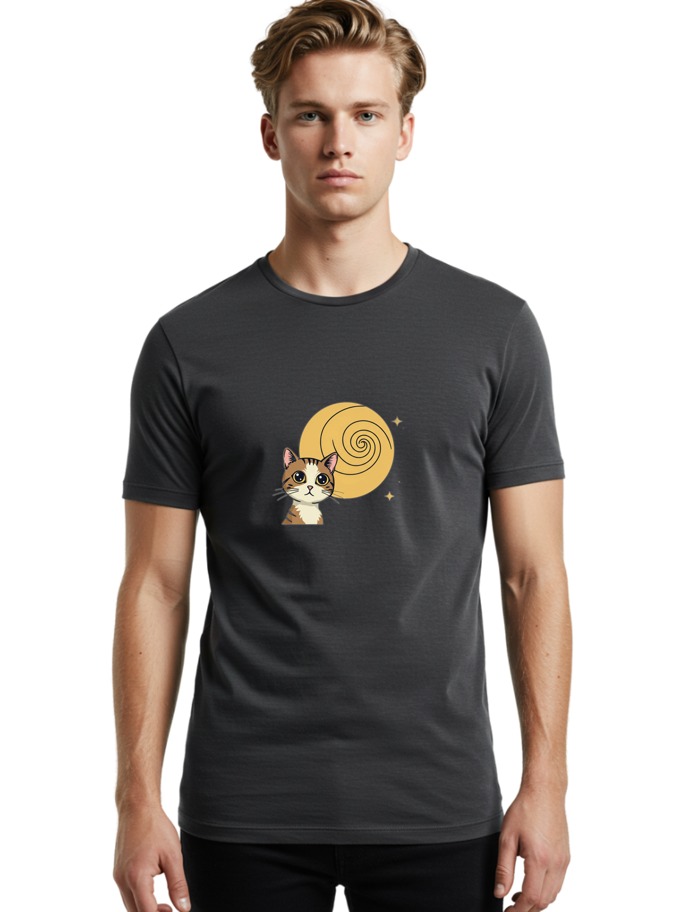 Cat-Snail Men'S Graphic Tee, 100% Cotton, Comfortable Casual Summer Wear, Machine Washable, Vintage Camera, Old Camera, Antique Camera, Black Camera, Classic Photography, Photography Equipment, Nostalgic Device, Film Camera, Camera Art Bai646