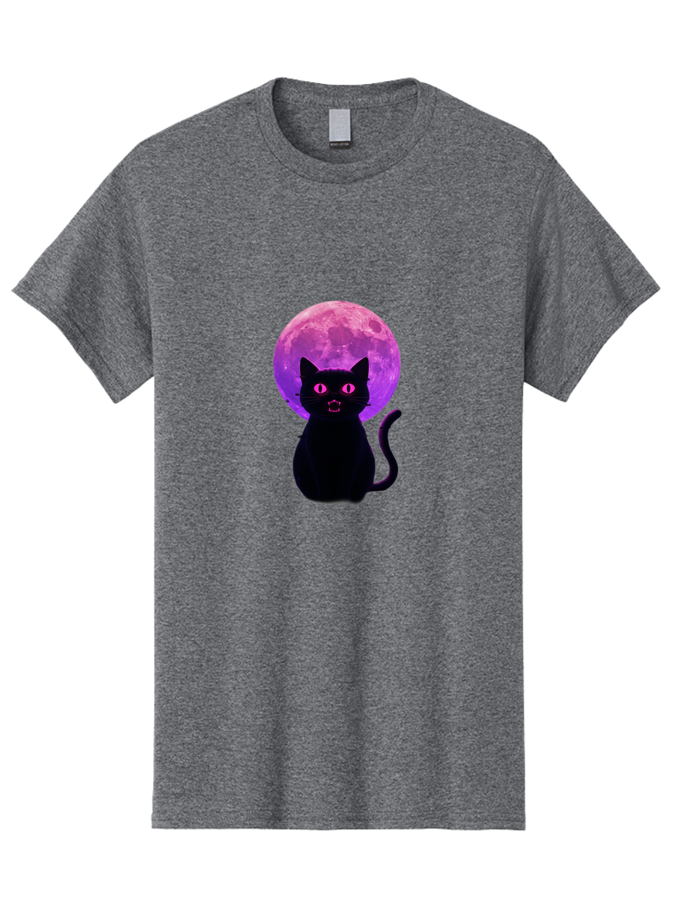 Cat-Under-Purple-Moon Men'S Graphic Tee, 100% Cotton, Comfortable Casual Summer Wear, Machine Washable, Vintage Camera, Old Camera, Antique Camera, Black Camera, Classic Photography, Photography Equipment, Nostalgic Device, Film Camera, Bai647