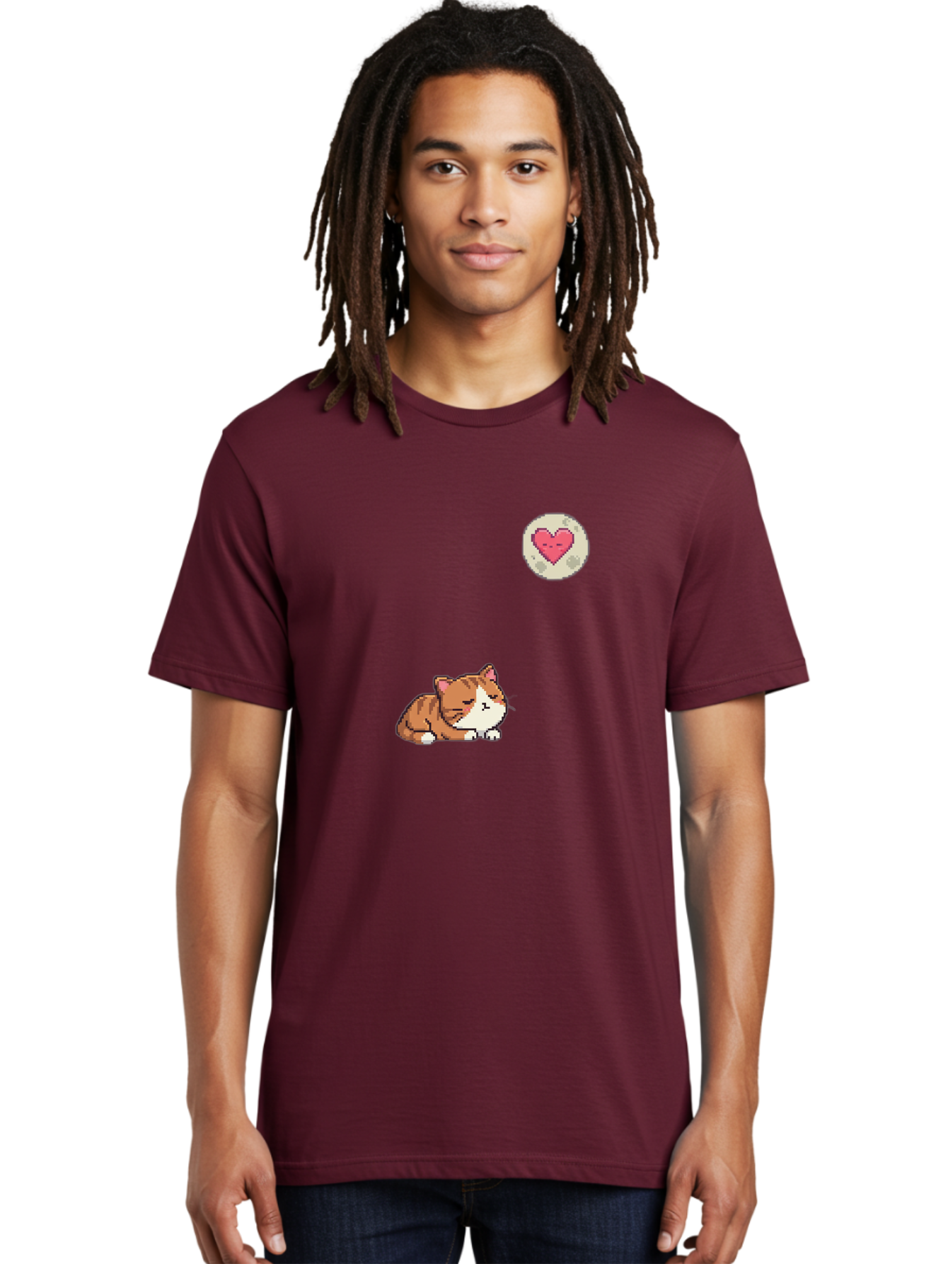 Cat-With-Heart Men'S Graphic Tee, 100% Cotton, Comfortable Casual Summer Wear, Machine Washable, Vintage Camera, Old Camera, Antique Camera, Black Camera, Classic Photography, Photography Equipment, Nostalgic Device, Film Camera, Camera Art Bai648