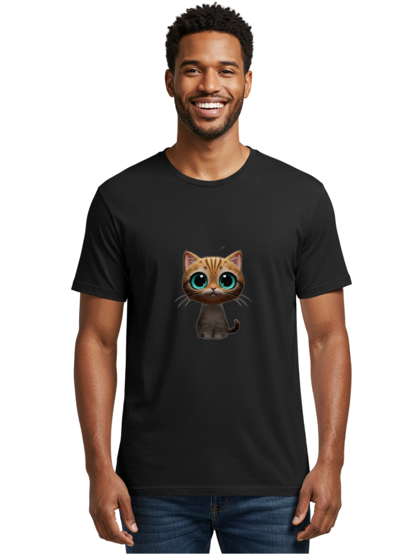 Cat Men'S Graphic Tee, 100% Cotton, Comfortable Casual Summer Wear, Machine Washable, Vintage Camera, Old Camera, Antique Camera, Black Camera, Classic Photography, Photography Equipment, Nostalgic Device, Film Camera, Camera Art Bai650