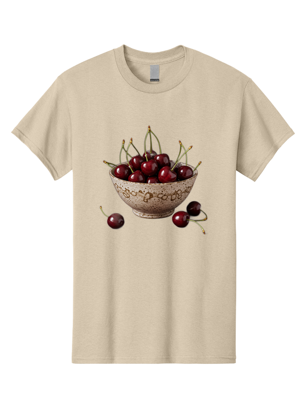 Ceramic-Bowl-Of-Cherries Men'S Graphic Tee, 100% Cotton, Comfortable Casual Summer Wear, Machine Washable, Vintage Camera, Old Camera, Antique Camera, Black Camera, Classic Photography, Photography Equipment, Nostalgic Device, Film Camera, Bai651