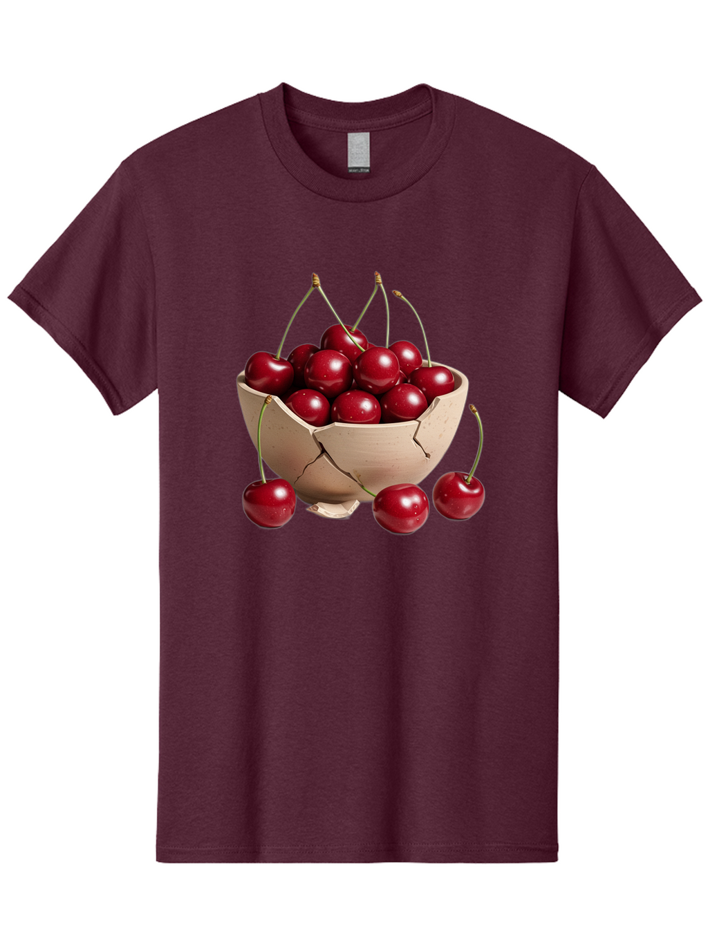 Cherries-4 Men'S Graphic Tee, 100% Cotton, Comfortable Casual Summer Wear, Machine Washable, Vintage Camera, Old Camera, Antique Camera, Black Camera, Classic Photography, Photography Equipment, Nostalgic Device, Film Camera, Camera Art Bai657