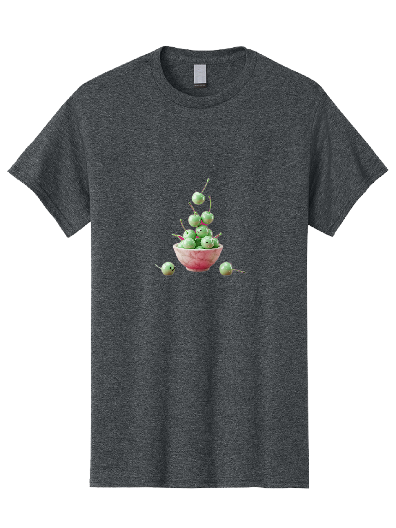 Cherries-Bowl-2 Men'S Graphic Tee, 100% Cotton, Comfortable Casual Summer Wear, Machine Washable, Vintage Camera, Old Camera, Antique Camera, Black Camera, Classic Photography, Photography Equipment, Nostalgic Device, Film Camera, Camera Art Bai660