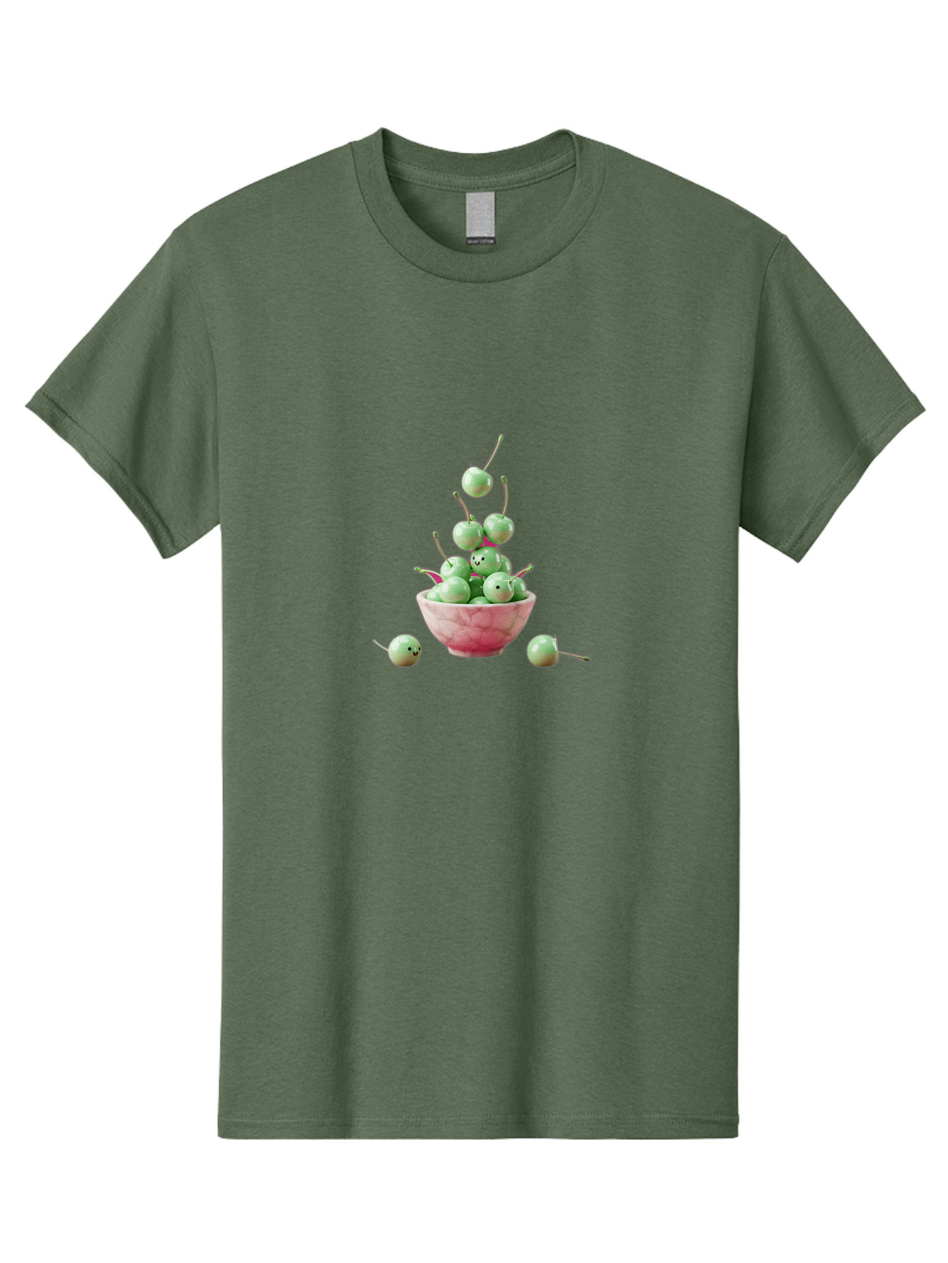 Cherries-Bowl-2 Men'S Graphic Tee, 100% Cotton, Comfortable Casual Summer Wear, Machine Washable, Vintage Camera, Old Camera, Antique Camera, Black Camera, Classic Photography, Photography Equipment, Nostalgic Device, Film Camera, Camera Art Bai660