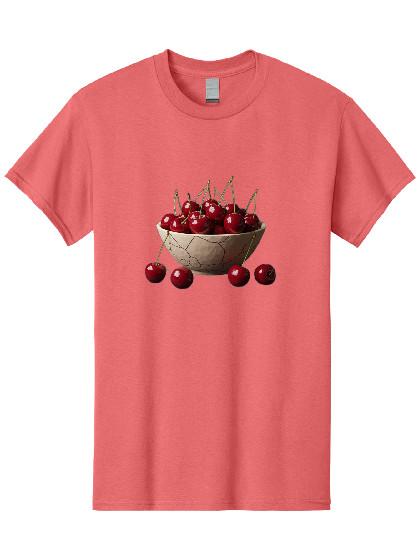 Cherries-In-A-Bowl-2 Men'S Graphic Tee, 100% Cotton, Comfortable Casual Summer Wear, Machine Washable, Vintage Camera, Old Camera, Antique Camera, Black Camera, Classic Photography, Photography Equipment, Nostalgic Device, Film Camera, Bai664