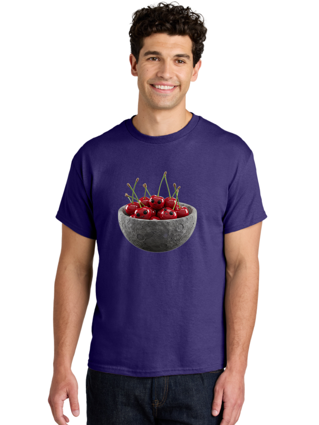 Cherries-In-A-Bowl-3 Men'S Graphic Tee, 100% Cotton, Comfortable Casual Summer Wear, Machine Washable, Vintage Camera, Old Camera, Antique Camera, Black Camera, Classic Photography, Photography Equipment, Nostalgic Device, Film Camera, Bai665