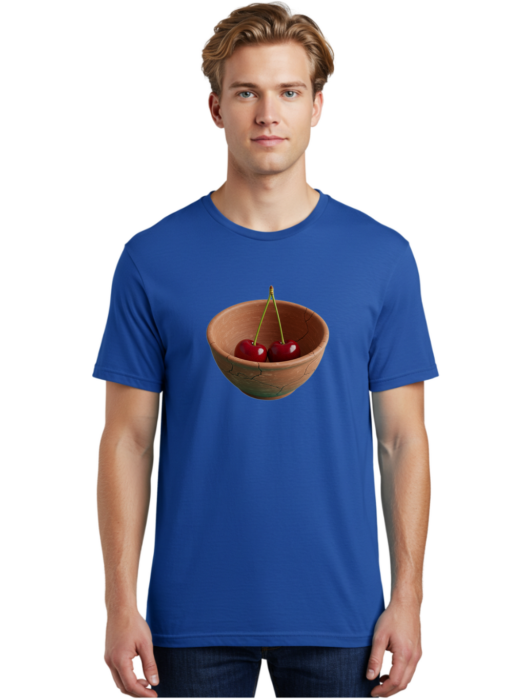Cherries-In-A-Clay-Bowl Men'S Graphic Tee, 100% Cotton, Comfortable Casual Summer Wear, Machine Washable, Vintage Camera, Old Camera, Antique Camera, Black Camera, Classic Photography, Photography Equipment, Nostalgic Device, Film Camera, Bai669