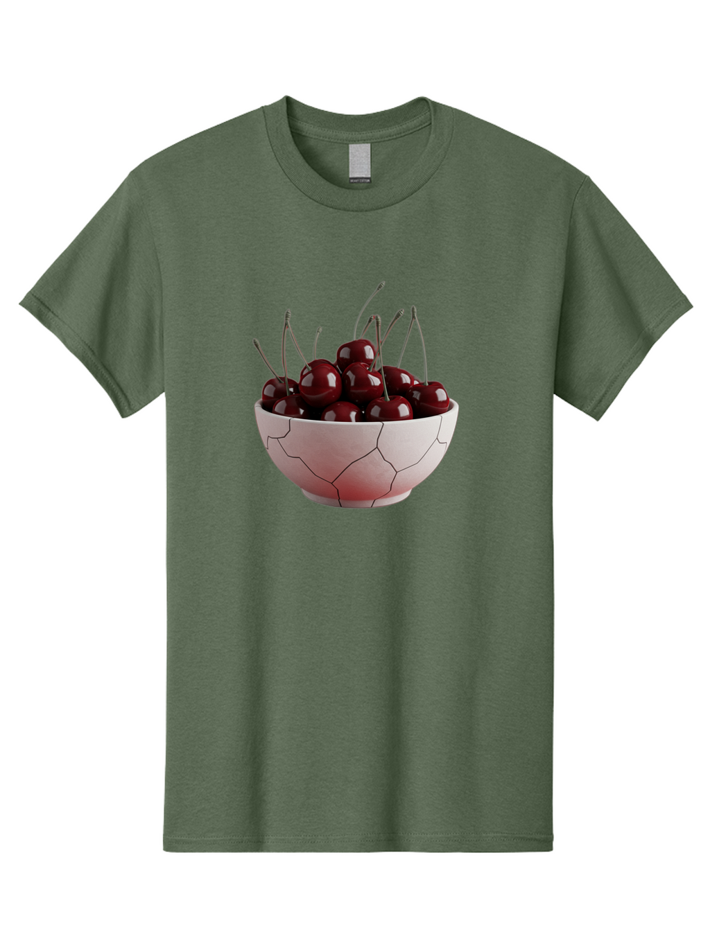 Cherries-In-A-Cracked-Bowl Men'S Graphic Tee, 100% Cotton, Comfortable Casual Summer Wear, Machine Washable, Vintage Camera, Old Camera, Antique Camera, Black Camera, Classic Photography, Photography Equipment, Nostalgic Device, Film Camera, Bai670
