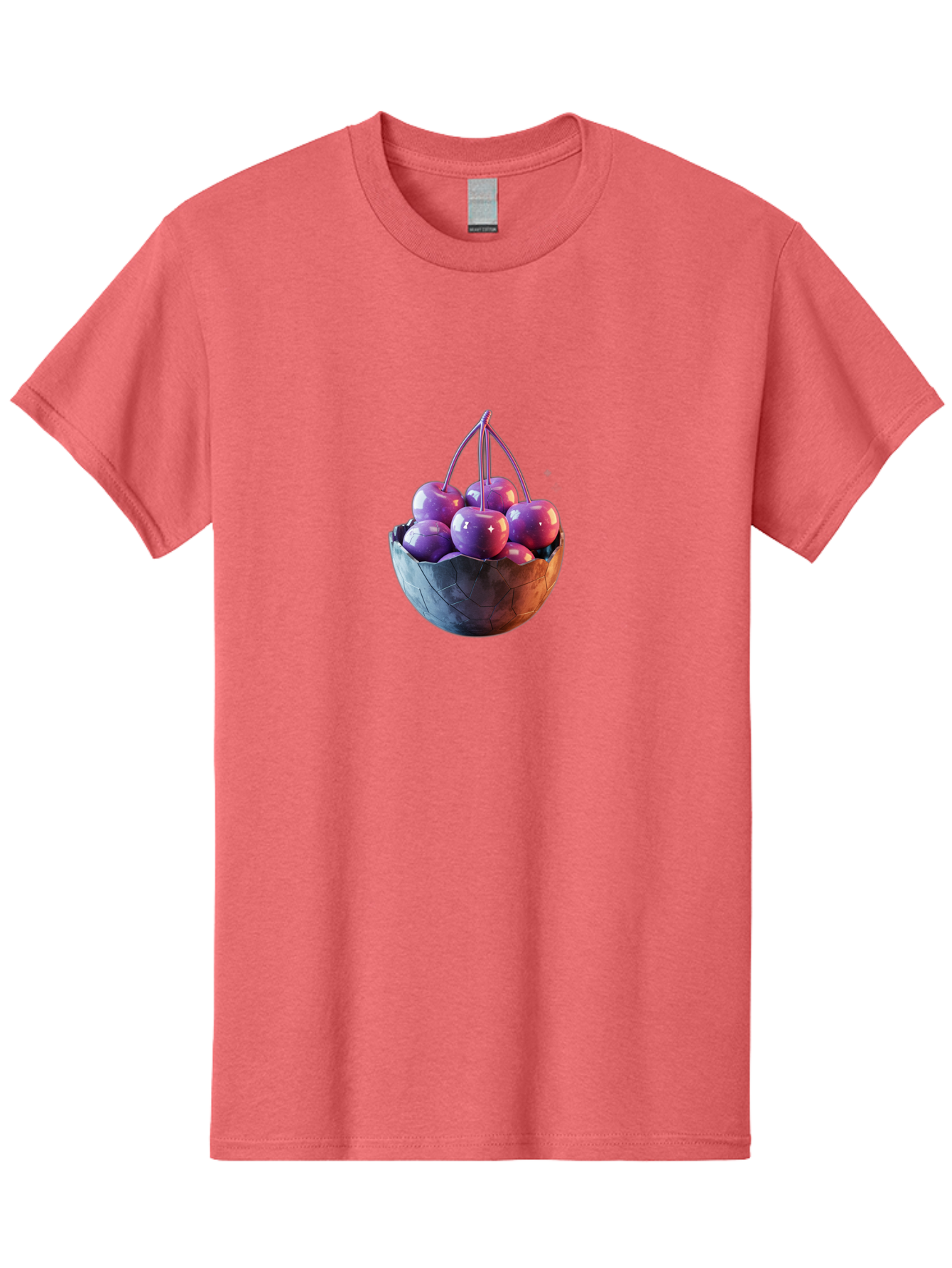 Cherries-In-Basket-1 Men'S Graphic Tee, 100% Cotton, Comfortable Casual Summer Wear, Machine Washable, Vintage Camera, Old Camera, Antique Camera, Black Camera, Classic Photography, Photography Equipment, Nostalgic Device, Film Camera, Bai671