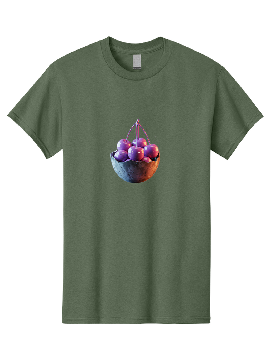 Cherries-In-Basket-1 Men'S Graphic Tee, 100% Cotton, Comfortable Casual Summer Wear, Machine Washable, Vintage Camera, Old Camera, Antique Camera, Black Camera, Classic Photography, Photography Equipment, Nostalgic Device, Film Camera, Bai671