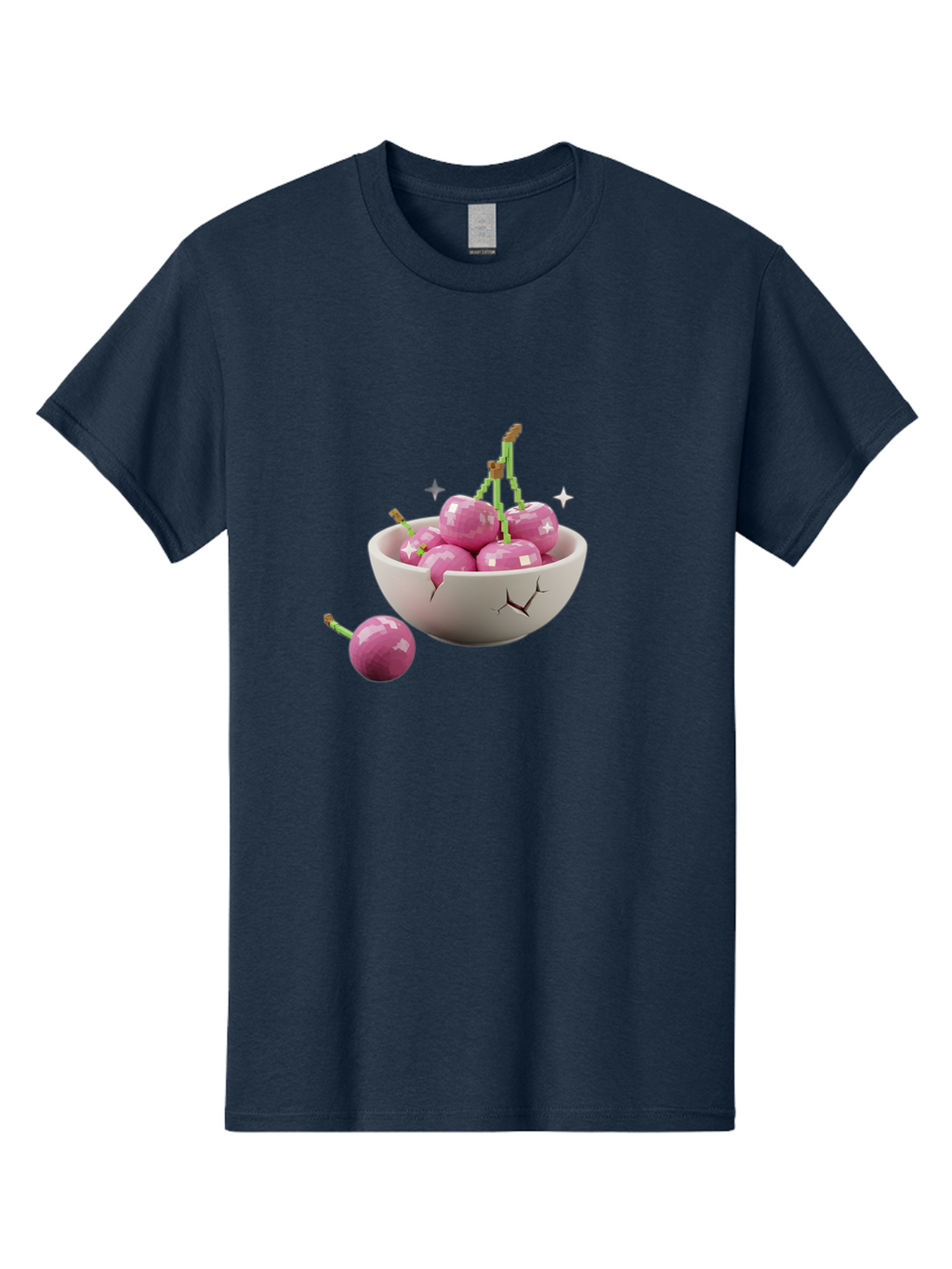 Cherries-In-Bowl-10 Men'S Graphic Tee, 100% Cotton, Comfortable Casual Summer Wear, Machine Washable, Vintage Camera, Old Camera, Antique Camera, Black Camera, Classic Photography, Photography Equipment, Nostalgic Device, Film Camera, Bai674