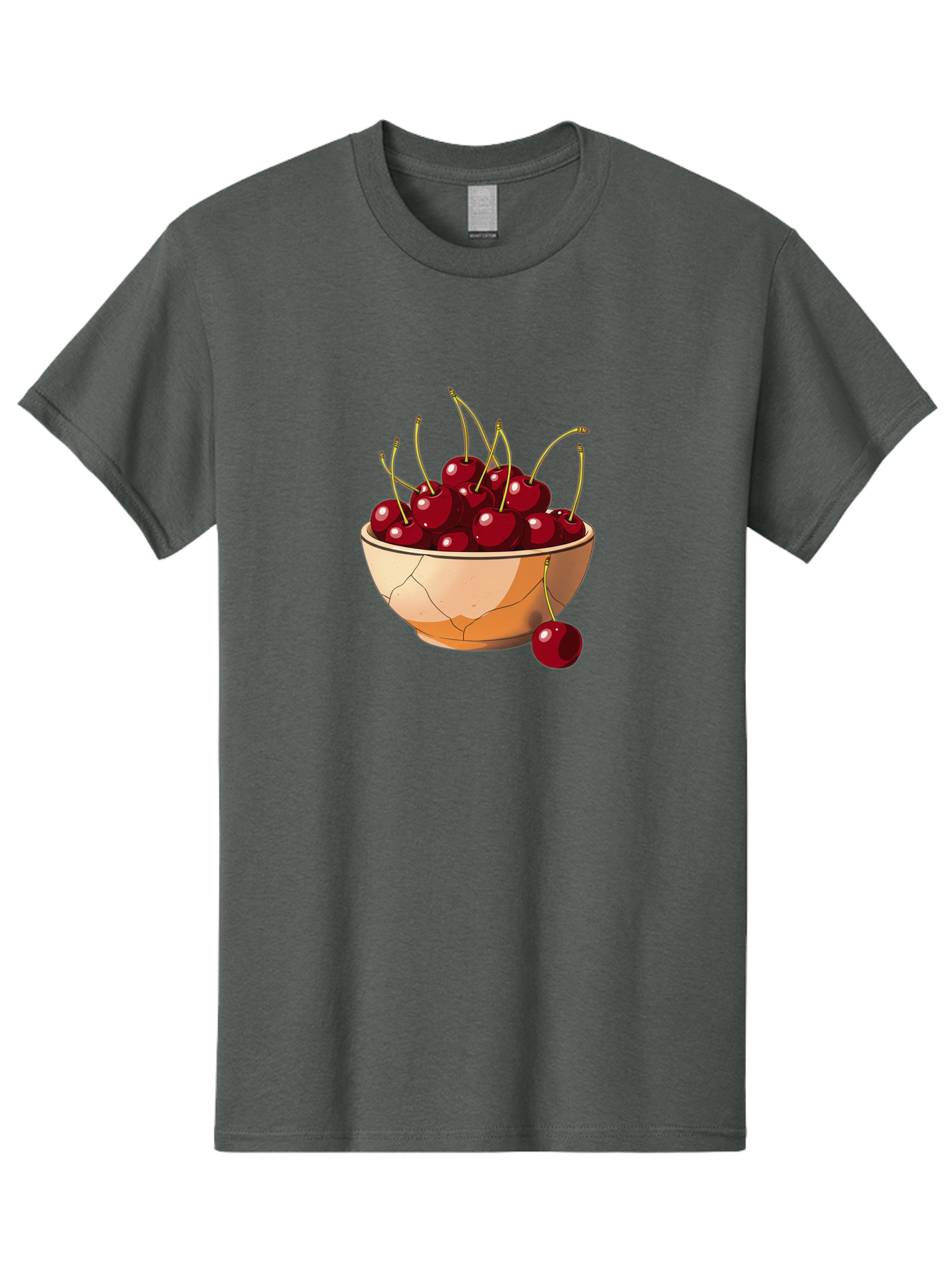 Cherries-In-Bowl-14 Men'S Graphic Tee, 100% Cotton, Comfortable Casual Summer Wear, Machine Washable, Vintage Camera, Old Camera, Antique Camera, Black Camera, Classic Photography, Photography Equipment, Nostalgic Device, Film Camera, Bai678