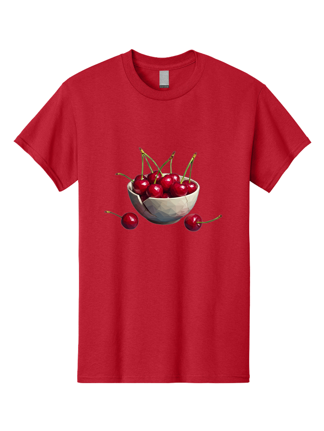 Cherries-In-Bowl-15 Men'S Graphic Tee, 100% Cotton, Comfortable Casual Summer Wear, Machine Washable, Vintage Camera, Old Camera, Antique Camera, Black Camera, Classic Photography, Photography Equipment, Nostalgic Device, Film Camera, Bai679