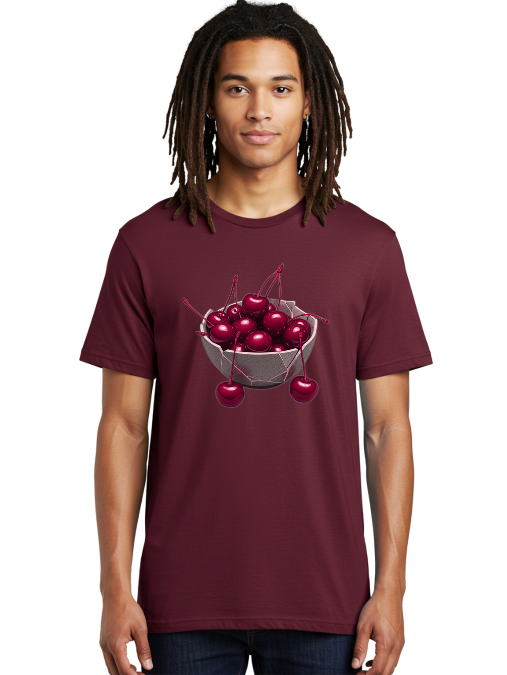 Cherries-In-Bowl-19 Men'S Graphic Tee, 100% Cotton, Comfortable Casual Summer Wear, Machine Washable, Vintage Camera, Old Camera, Antique Camera, Black Camera, Classic Photography, Photography Equipment, Nostalgic Device, Film Camera, Bai683