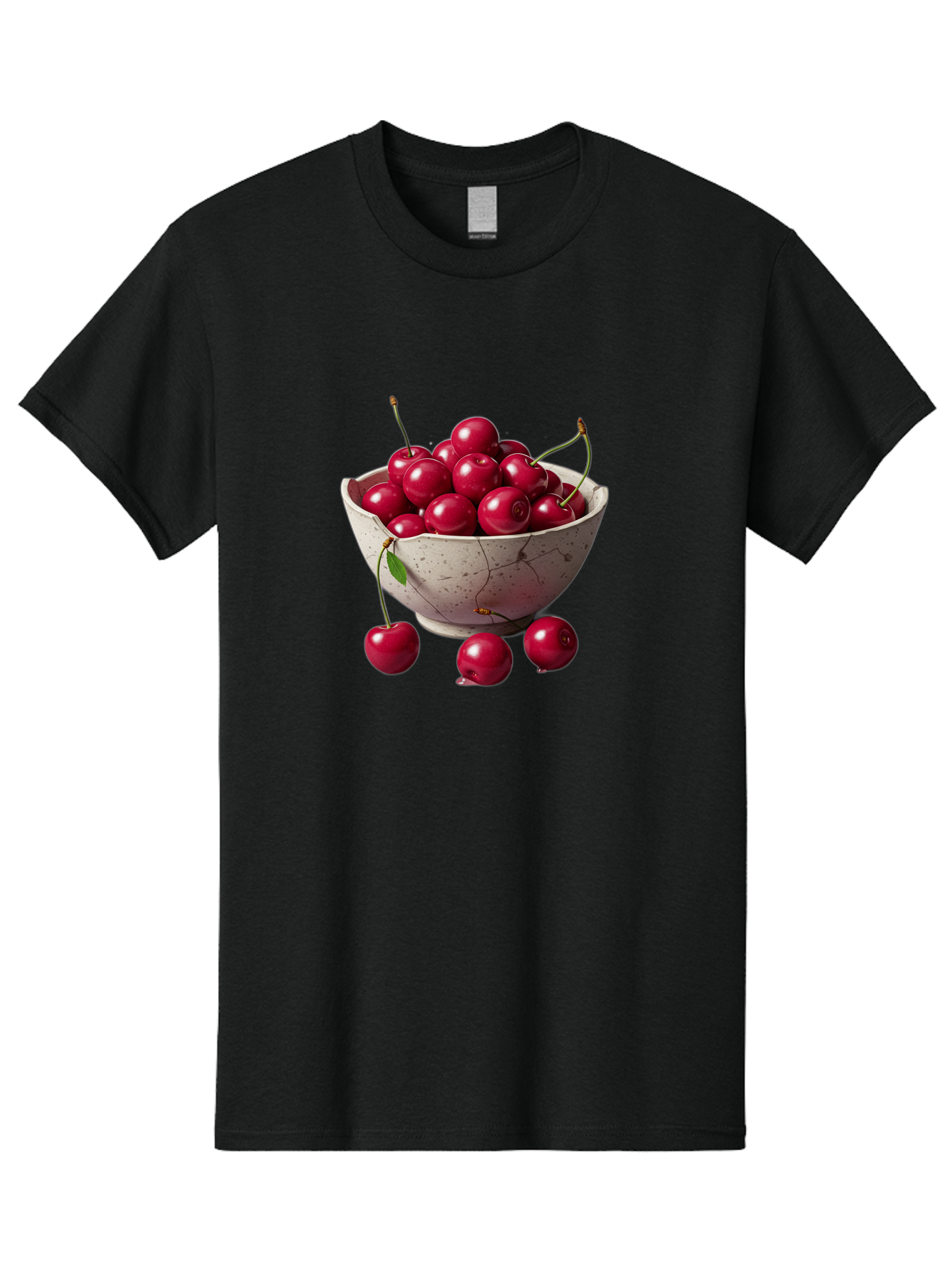 Cherries-In-Bowl-22 Men'S Graphic Tee, 100% Cotton, Comfortable Casual Summer Wear, Machine Washable, Vintage Camera, Old Camera, Antique Camera, Black Camera, Classic Photography, Photography Equipment, Nostalgic Device, Film Camera, Bai687