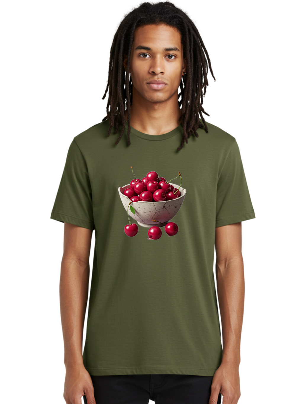 Cherries-In-Bowl-22 Men'S Graphic Tee, 100% Cotton, Comfortable Casual Summer Wear, Machine Washable, Vintage Camera, Old Camera, Antique Camera, Black Camera, Classic Photography, Photography Equipment, Nostalgic Device, Film Camera, Bai687