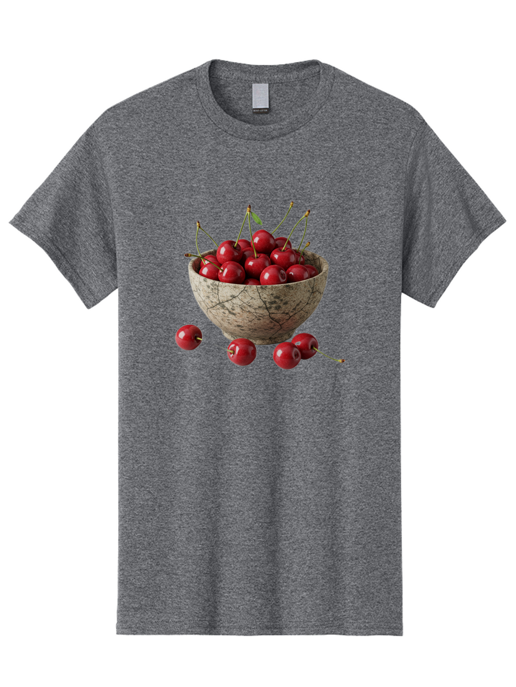 Cherries-In-Bowl-24 Men'S Graphic Tee, 100% Cotton, Comfortable Casual Summer Wear, Machine Washable, Vintage Camera, Old Camera, Antique Camera, Black Camera, Classic Photography, Photography Equipment, Nostalgic Device, Film Camera, Bai689