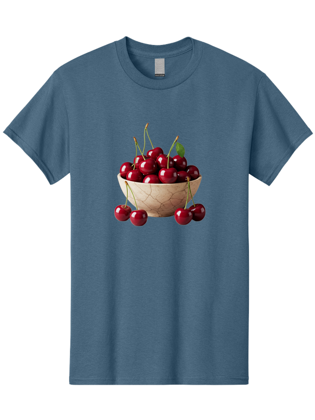 Cherries-In-Bowl-27 Men'S Graphic Tee, 100% Cotton, Comfortable Casual Summer Wear, Machine Washable, Vintage Camera, Old Camera, Antique Camera, Black Camera, Classic Photography, Photography Equipment, Nostalgic Device, Film Camera, Bai692