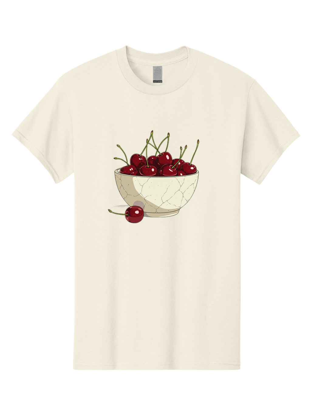 Cherries-In-Bowl-3 Men'S Graphic Tee, 100% Cotton, Comfortable Casual Summer Wear, Machine Washable, Vintage Camera, Old Camera, Antique Camera, Black Camera, Classic Photography, Photography Equipment, Nostalgic Device, Film Camera, Bai693