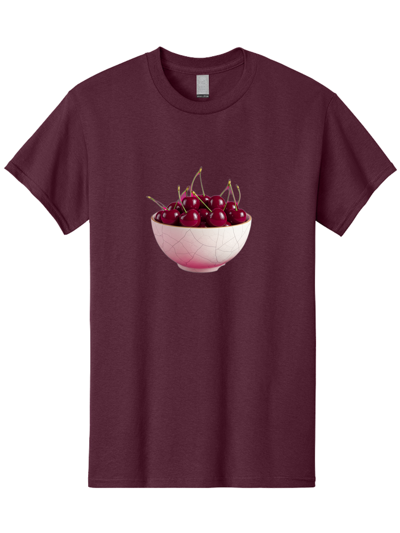 Cherries-In-Bowl-4 Men'S Graphic Tee, 100% Cotton, Comfortable Casual Summer Wear, Machine Washable, Vintage Camera, Old Camera, Antique Camera, Black Camera, Classic Photography, Photography Equipment, Nostalgic Device, Film Camera, Bai694