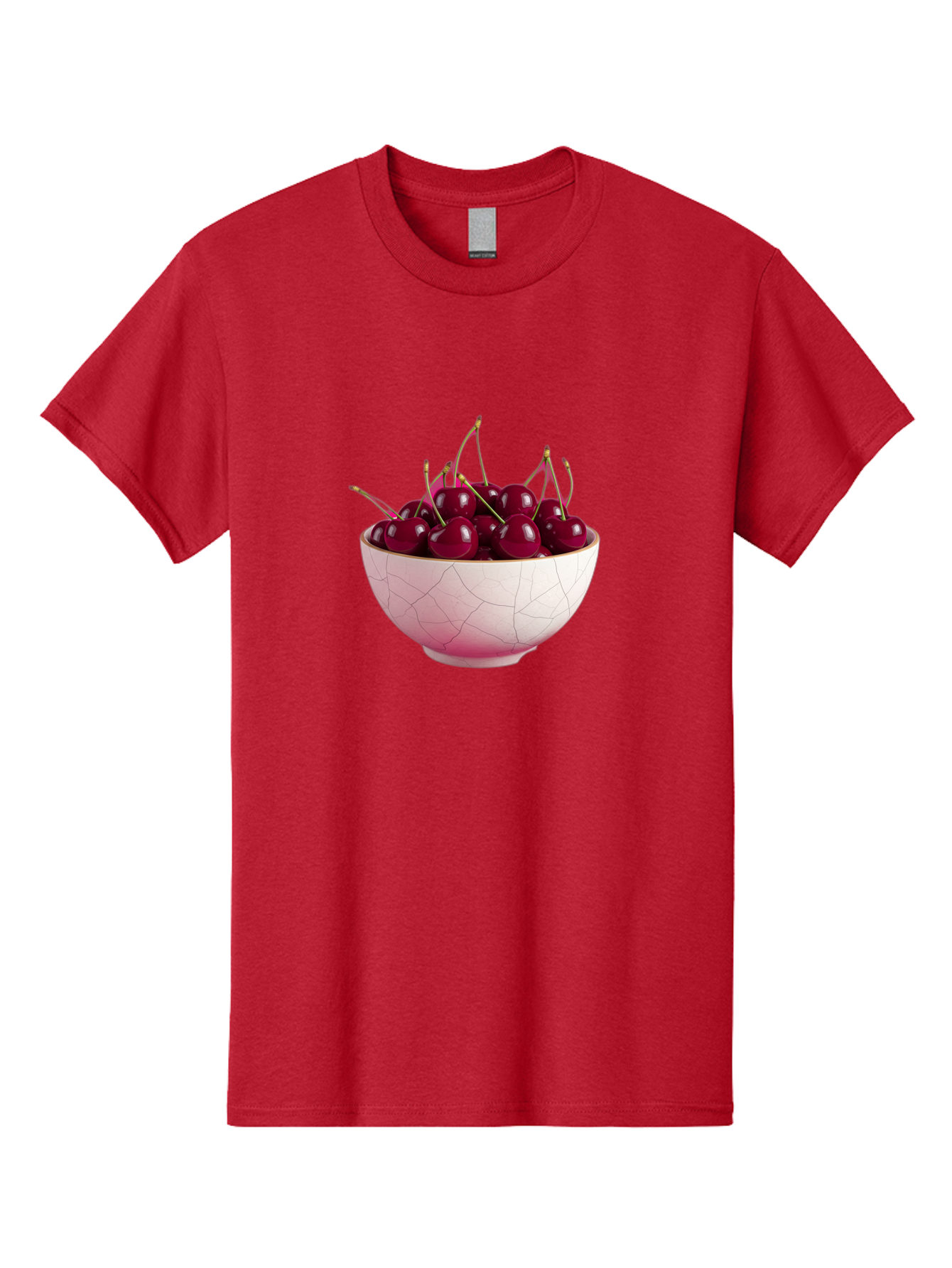 Cherries-In-Bowl-4 Men'S Graphic Tee, 100% Cotton, Comfortable Casual Summer Wear, Machine Washable, Vintage Camera, Old Camera, Antique Camera, Black Camera, Classic Photography, Photography Equipment, Nostalgic Device, Film Camera, Bai694